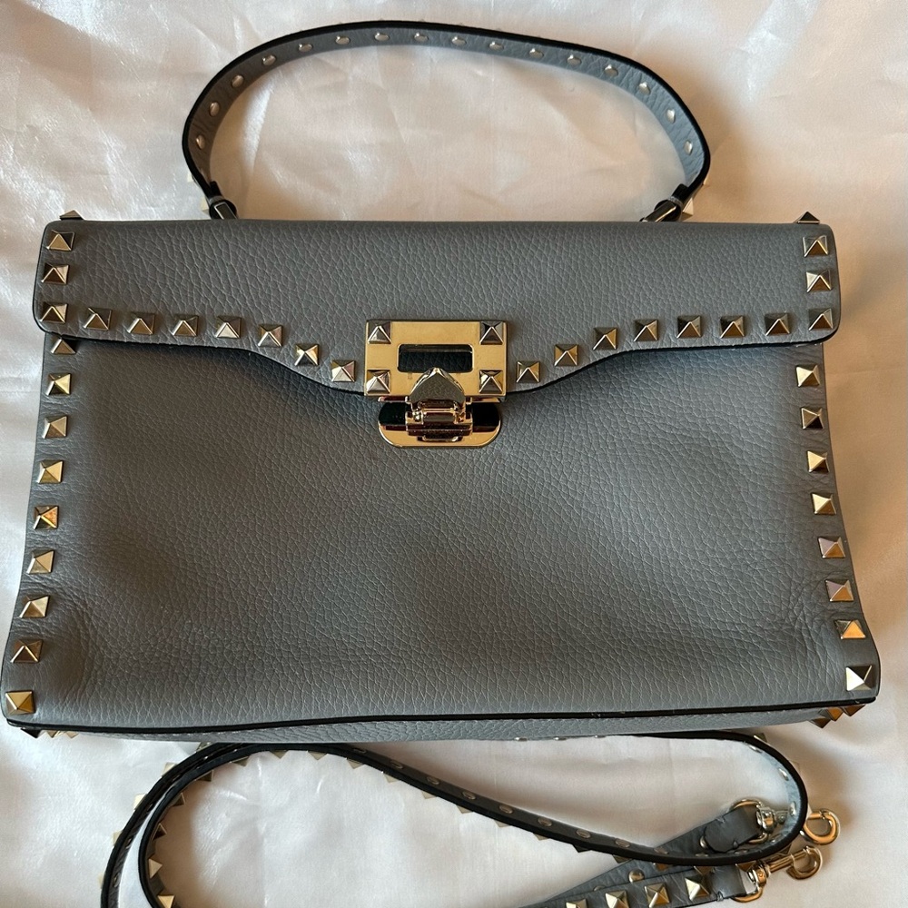 Valentino Garavani Rockstud leather bag.